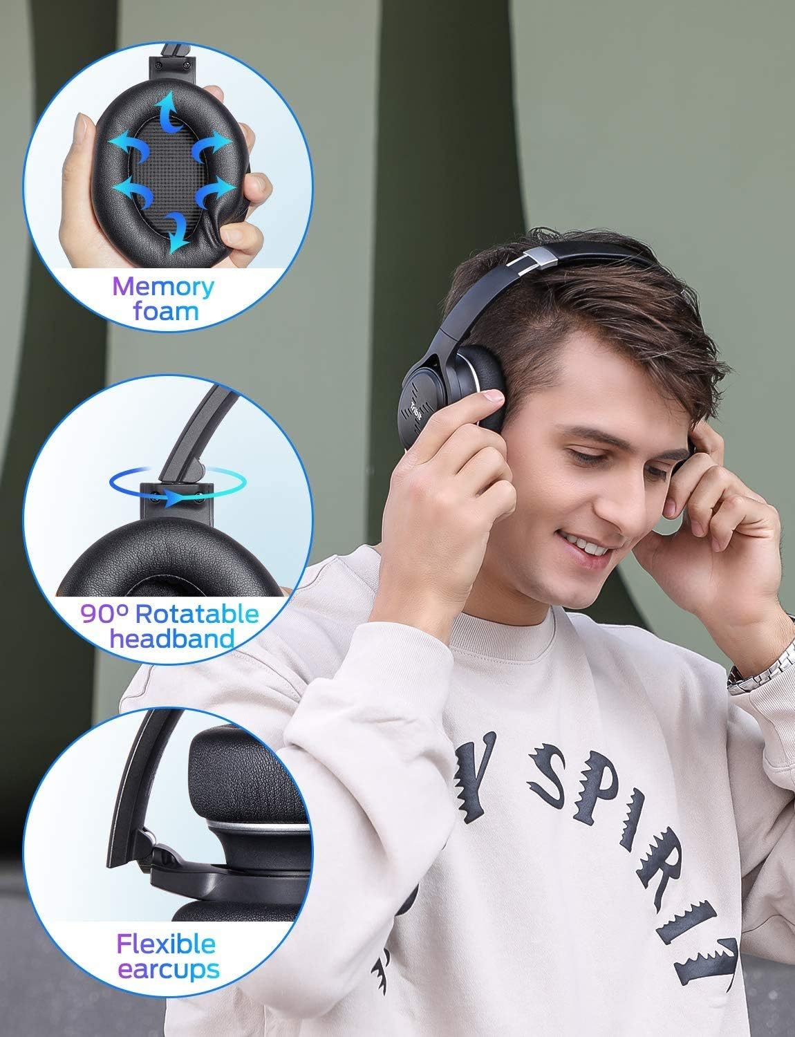 Tribit XFree Go Bluetooth Headphones