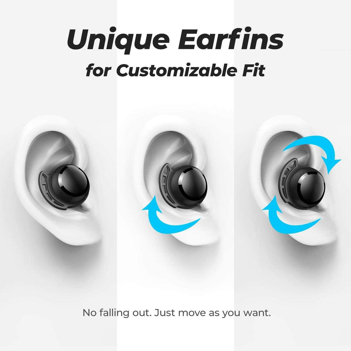 Tribit Wireless Earbuds FlyBuds 3