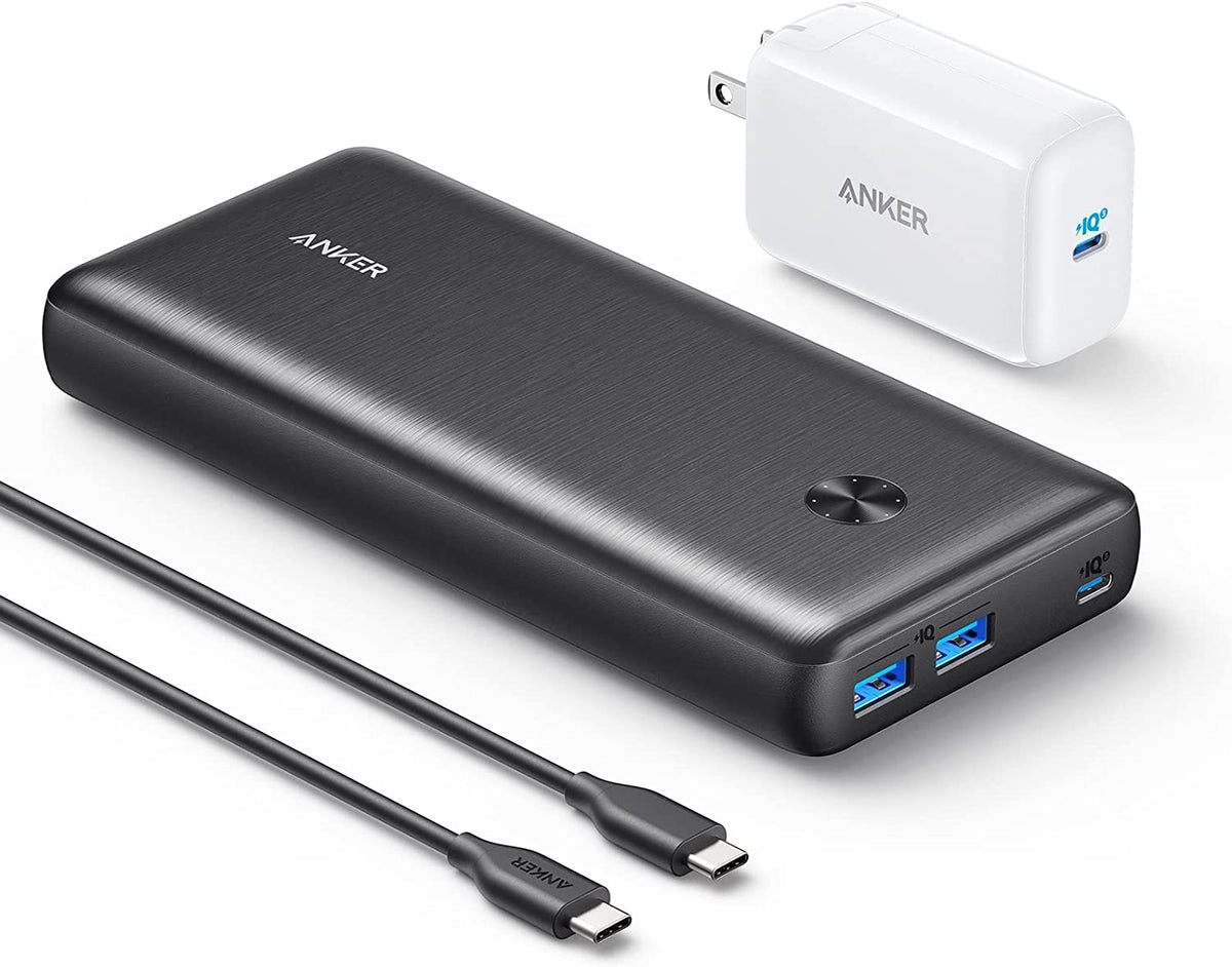 Anker Portable Charger, 737 Power Bank (PowerCore III Elite 26K) Combo with 65W PD Wall Charger, Power IQ 3.0 Battery Pack for MacBook Pro/Dell XPS, Microsoft Surface, iPad Pro, iPhone 13