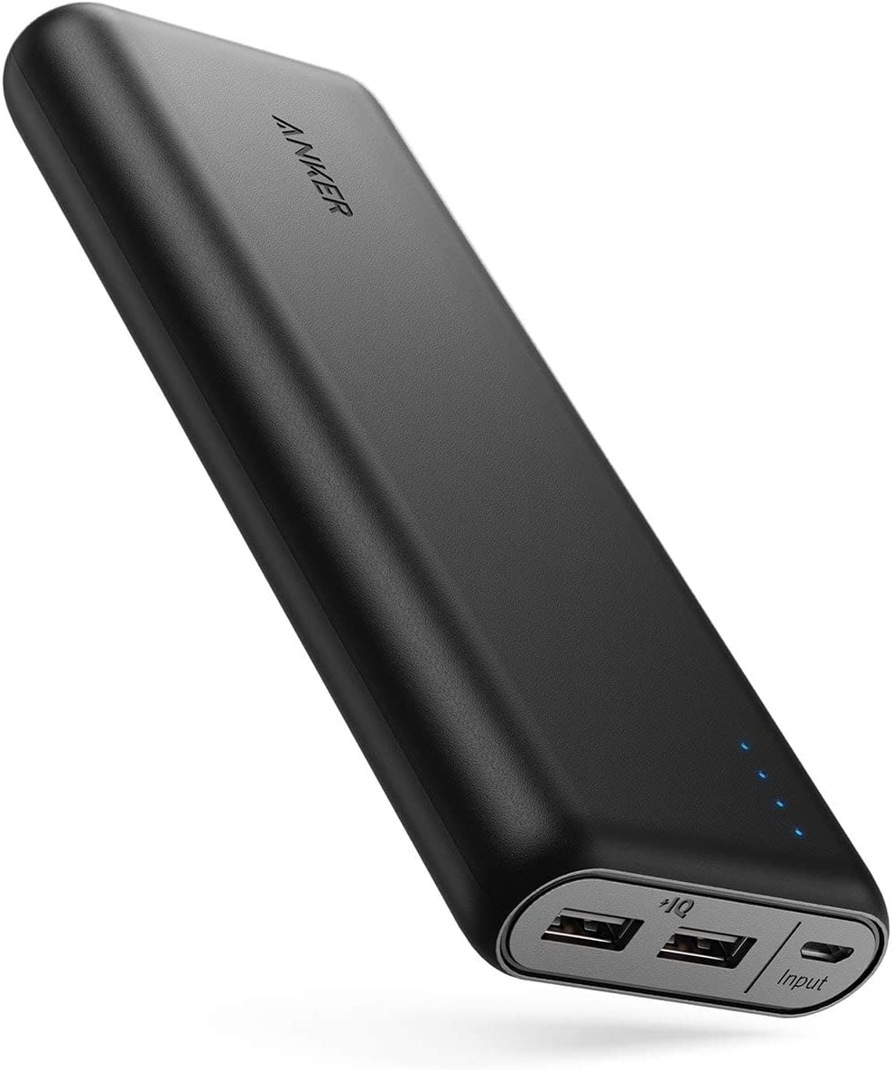 Anker PowerCore 20,100mAh Portable Charger Ultra High Capacity Power Bank with 4.8A Output and PowerIQ Technology, External Battery Pack for iPhone, iPad &amp; Samsung Galaxy &amp; More (Black)